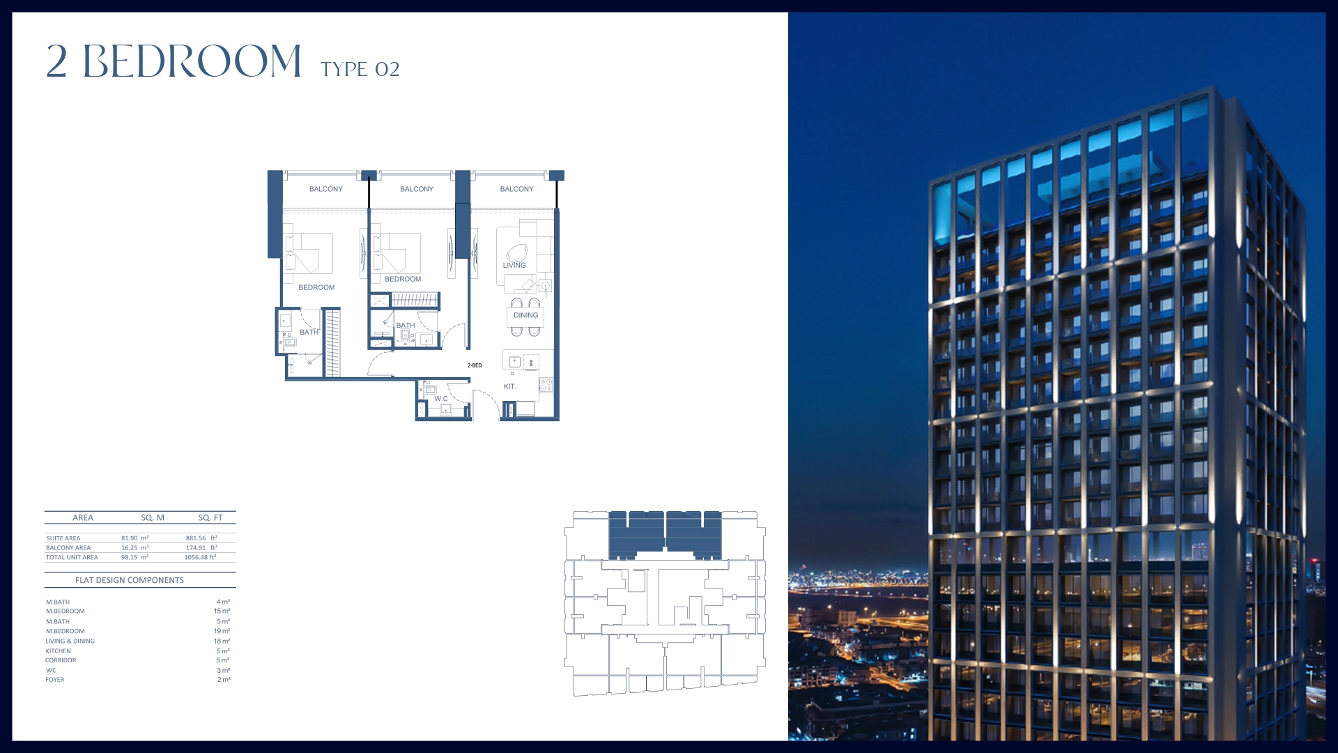 2 BR - Type B